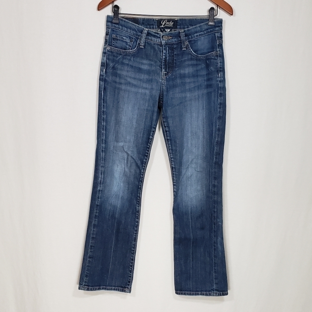 Lucky Brand New Easy Rider 5-pocket Jeans Medium Wash Size 6 / 28 Short Inseam